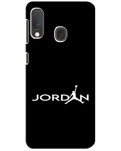 Чехол для Samsung Galaxy A20e с картинкой «Jordan White Logo»