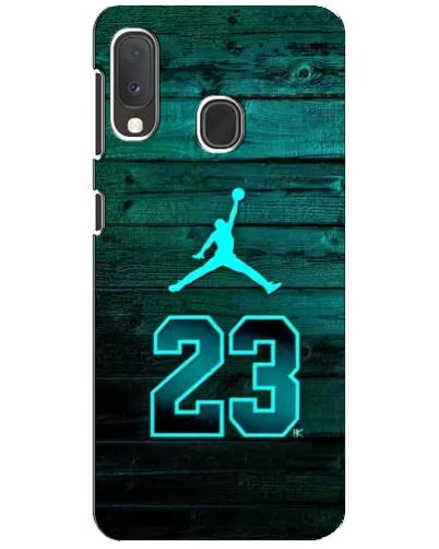 Чехол для Samsung Galaxy A20e с картинкой «Jordan Cyan 23»