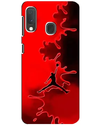 Чехол для Samsung Galaxy A20e с картинкой «Jordan Red Smoke»