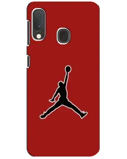 Чехол для Samsung Galaxy A20e с картинкой «Jordan Red Back»