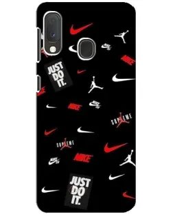 Чехол для Samsung Galaxy A20e с картинкой «Nike Mix Pattern»