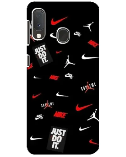 Чехол для Samsung Galaxy A20e с картинкой «Nike Mix Pattern»