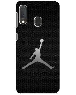 Чехол для Samsung Galaxy A20e с картинкой «Jordan Dark Carbon»