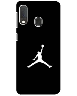 Чехол для Samsung Galaxy A20e с картинкой «Jordan Silhouette»