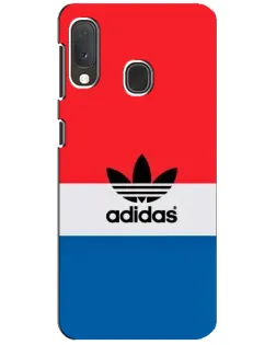 Чехол для Samsung Galaxy A20e с картинкой «Ретро блоки Adidas»
