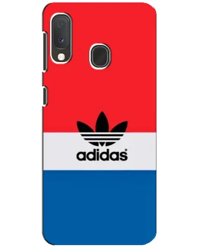 Чехол для Samsung Galaxy A20e с картинкой «Ретро блоки Adidas»