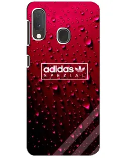 Чехол для Samsung Galaxy A20e с картинкой «Adidas Gold Marble»