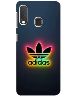 Чехол для Samsung Galaxy A20e с картинкой «Неоновый Adidas»