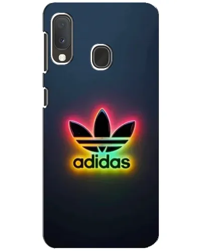 Чехол для Samsung Galaxy A20e с картинкой «Неоновый Adidas»