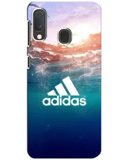 Чехол для Samsung Galaxy A20e с картинкой «Океанская глубина адидас»