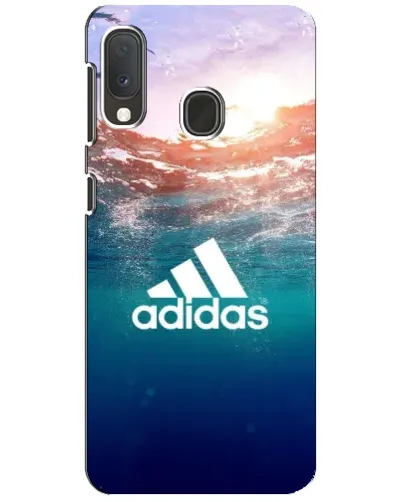 Чехол для Samsung Galaxy A20e с картинкой «Океанская глубина адидас»