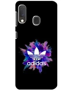 Чехол для Samsung Galaxy A20e с картинкой «Взрыв красок Adidas»