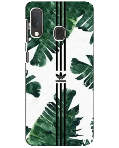 Чехол для Samsung Galaxy A20e с картинкой «Пальмовые листья адидас»