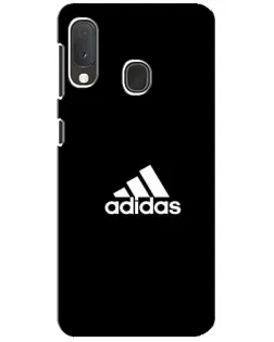 Чехол для Samsung Galaxy A20e с картинкой «Черная классика Adidas»