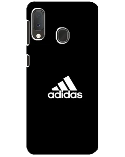 Чехол для Samsung Galaxy A20e с картинкой «Черная классика Adidas»