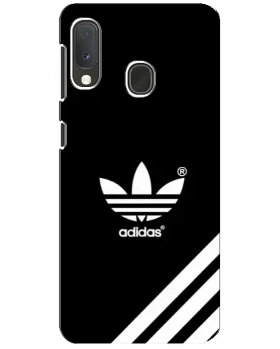 Чехол для Samsung Galaxy A20e с картинкой «Adidas с диагональными полосами»