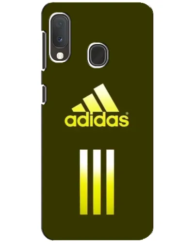 Чехол для Samsung Galaxy A20e с картинкой «Оливковый градиент Adidas»