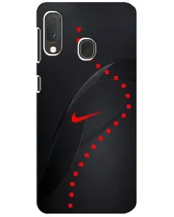 Чехол для Samsung Galaxy A20e с картинкой «Абстрактный дизайн Nike»