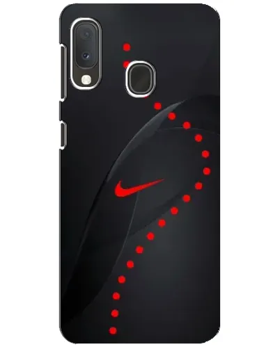 Чехол для Samsung Galaxy A20e с картинкой «Абстрактный дизайн Nike»