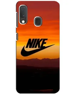 Чехол для Samsung Galaxy A20e с картинкой «Nike — вечерний горизонт»