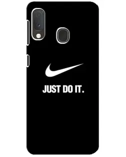 Чехол для Samsung Galaxy A20e с картинкой «Классический принт Nike»