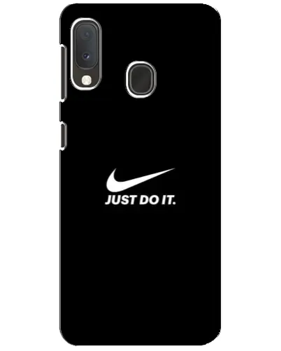 Чехол для Samsung Galaxy A20e с картинкой «Минимализм от Nike»