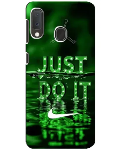 Чехол для Samsung Galaxy A20e с картинкой «Зеленый неоновый Nike»