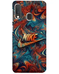Чехол для Samsung Galaxy A20e с картинкой «Nike в абстракции»
