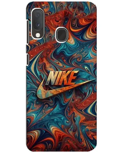 Чехол для Samsung Galaxy A20e с картинкой «Nike в абстракции»