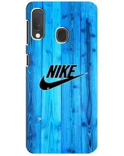 Чехол для Samsung Galaxy A20e с картинкой «Голубое дерево Nike»