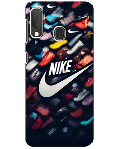 Чехол для Samsung Galaxy A20e с картинкой «Коллекция кроссовок Nike»