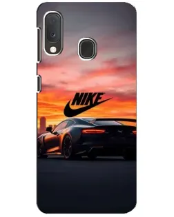 Чехол для Samsung Galaxy A20e с картинкой «Nike и суперкар»