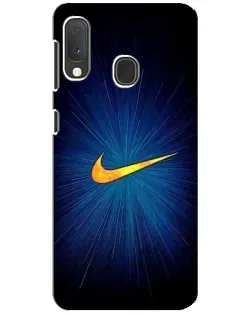 Чохол для Samsung Galaxy A20e з картинкою «Синій пульс Nike»