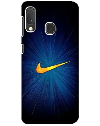 Чохол для Samsung Galaxy A20e з картинкою «Синій пульс Nike» Чохол для Samsung Galaxy A20e з картинкою «Синій пульс Nike»