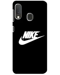 Чохол для Samsung Galaxy A20e з картинкою «Мазки фарби Nike»