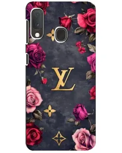Чехол для Samsung Galaxy A20e с картинкой «Цветочный Louis Vuitton»