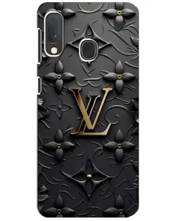 Чехол для Samsung Galaxy A20e с картинкой «Кожаная текстура LV»
