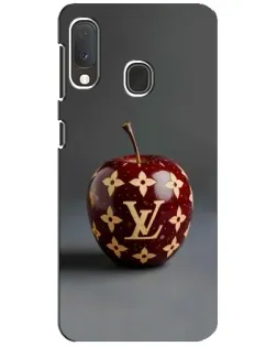Чехол для Samsung Galaxy A20e с картинкой «Красное яблоко LV»