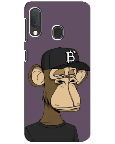 Чехол для Samsung Galaxy A20e с картинкой «Bored Ape в кепке»