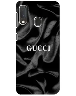 Чехол для Samsung Galaxy A20e с картинкой «Gucci — шелковые волны» Чехол для Samsung Galaxy A20e с картинкой «Gucci — шелковые волны»