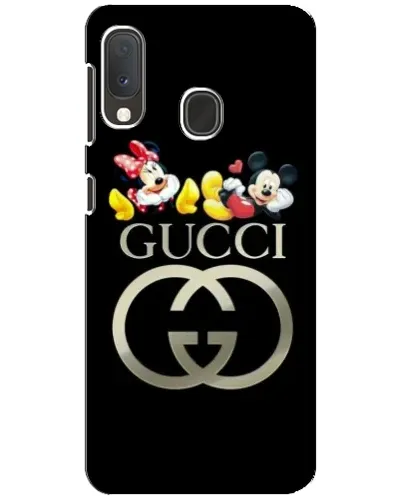 Чехол для Samsung Galaxy A20e с картинкой «Gucci — герои Disney»