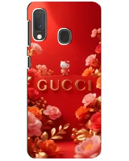 Чехол для Samsung Galaxy A20e с картинкой «Gucci — золотой сад»