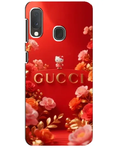 Чехол для Samsung Galaxy A20e с картинкой «Gucci — золотой сад»