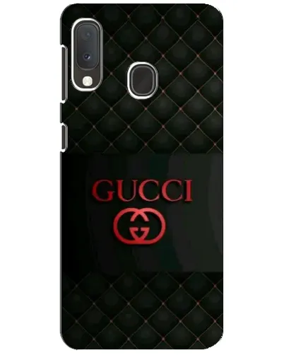 Чехол для Samsung Galaxy A20e с картинкой «Gucci — стеганый черный»
