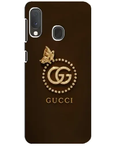 Чехол для Samsung Galaxy A20e с картинкой «Gucci — золотая бабочка»