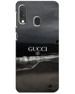 Чехол для Samsung Galaxy A20e с картинкой «Gucci — морской прибой»