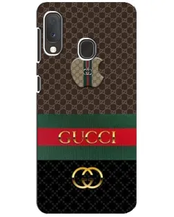 Чехол для Samsung Galaxy A20e с картинкой «Gucci — брендированный десерт»