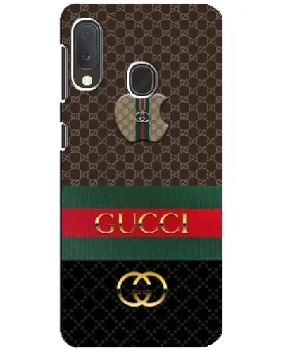 Чехол для Samsung Galaxy A20e с картинкой «Gucci — брендированный десерт»