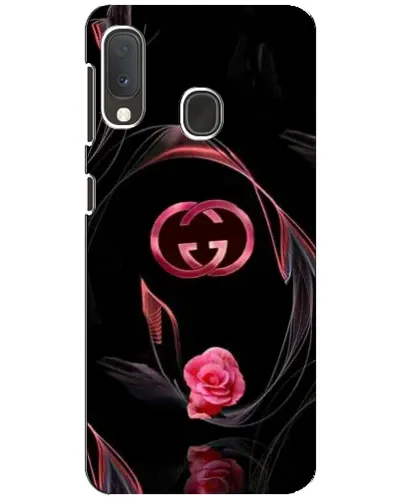 Чехол для Samsung Galaxy A20e с картинкой «Gucci — неоновая роза»