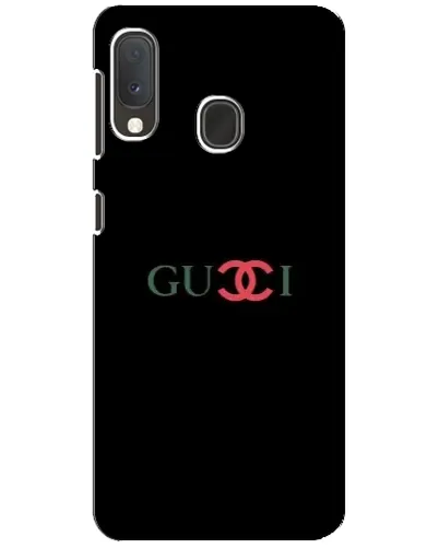 Чехол для Samsung Galaxy A20e с картинкой «Gucci — красный градиент»